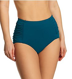Anne Cole Live In Color Shirred High Waist Swim Bottom MB336