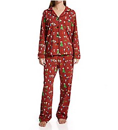 BedHead Pajamas Peanuts Holiday Party Classic PJ Set 2923762