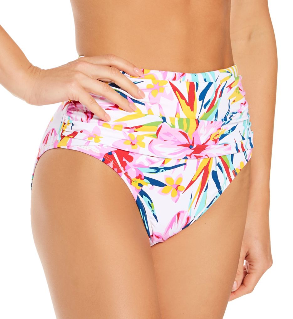 Bleu Rod Beattie Beachy Keen Shirred High Waist Swim Bottom B21915