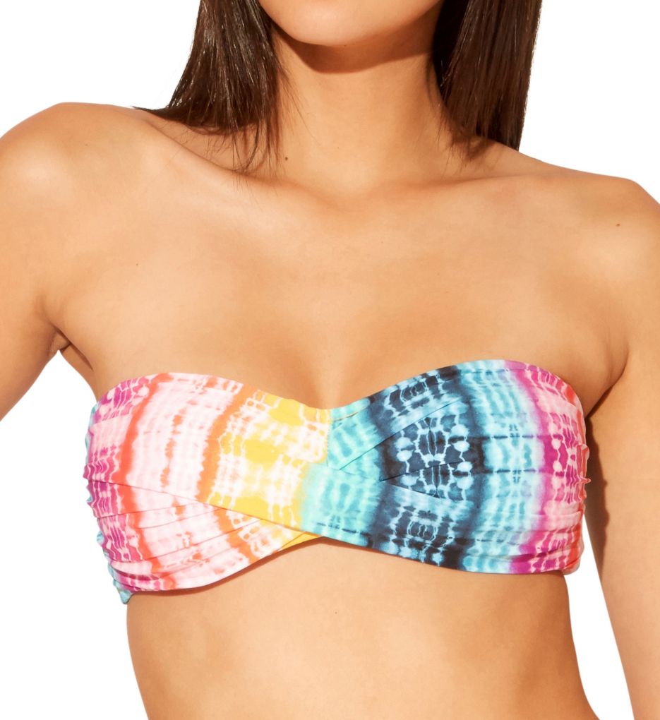 Bleu Rod Beattie Good Vibrations Bandeau Molded Swim Top V21153