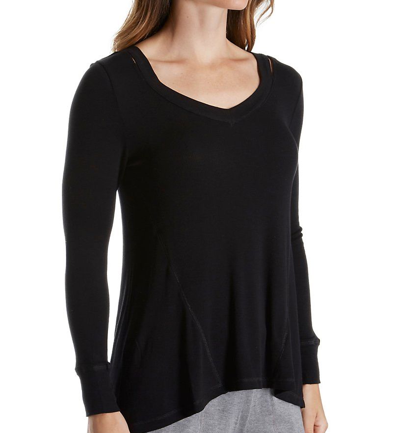 Carole Hochman Midnight Lounge Cut Away Top 1331250 Carole Hochman Midnight Lounge Cut Away Top 1331250