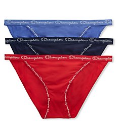 Champion Microfiber String Bikini Panty - 3 Pack CH42M3