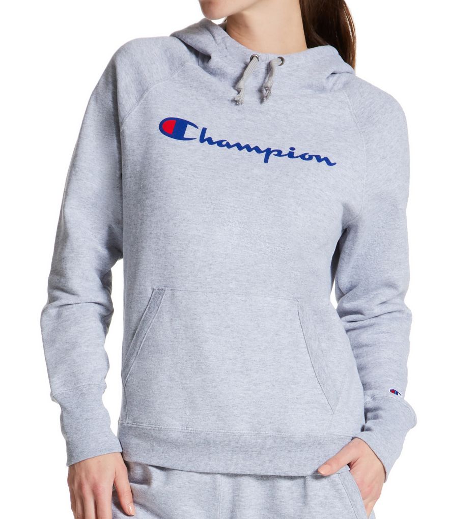 Champion Powerblend Fleece Graphic Pullover Hoodie GF934Y