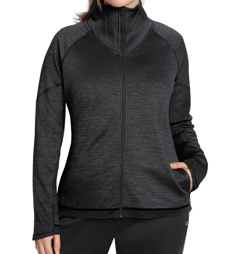 Champion Tech Fleece Plus Size Duofold Warm CTRL Jacket QW1039 Champion Tech Fleece Plus Size Duofold Warm CTRL Jacket QW1039