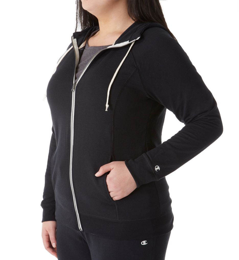 Champion Plus Size French Terry Full Zip Hoodie Jacket QW1237 Champion Plus Size French Terry Full Zip Hoodie Jacket QW1237