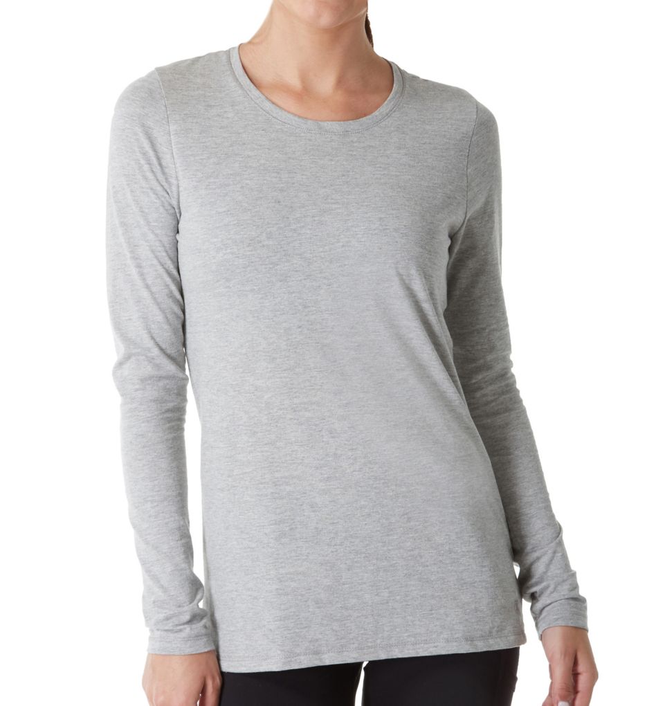Champion C Vapor Tech X-Temp Long Sleeve Cotton Blend Tee W29563 Champion C Vapor Tech X-Temp Long Sleeve Cotton Blend Tee W29563