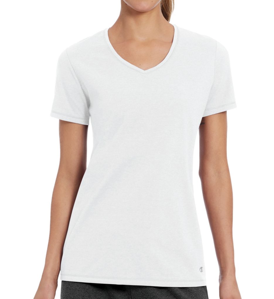 Champion C Vapor Tech X-Temp Short Sleeve Cotton Blend Tee W50064 Champion C Vapor Tech X-Temp Short Sleeve Cotton Blend Tee W50064