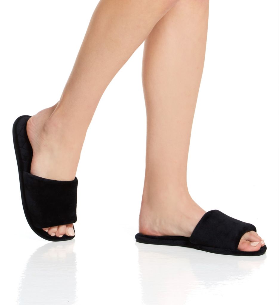 Dearfoams Microfiber Velour Slide Slipper 51706 Dearfoams Microfiber Velour Slide Slipper 51706