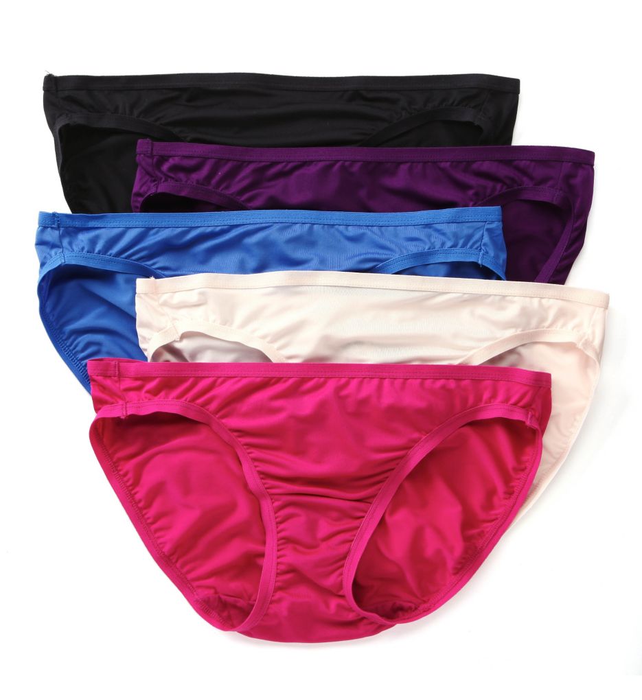 Fruit Of The Loom Assorted Microfiber Bikini Panties - 5 Pack 5DMF051 Fruit Of The Loom Assorted Microfiber Bikini Panties - 5 Pack 5DMF051