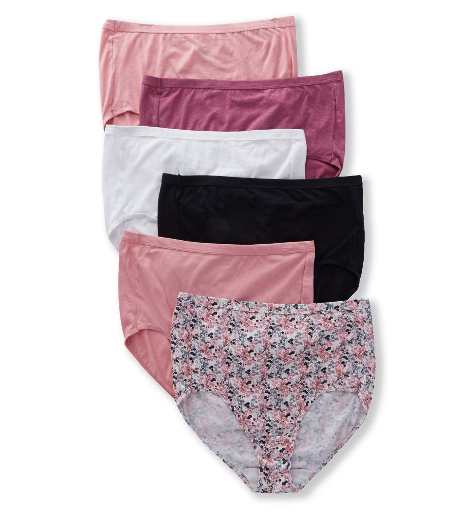Fruit Of The Loom Fit For Me Plus Comfort Brief Panties - 6 Pack 6DCCB2P