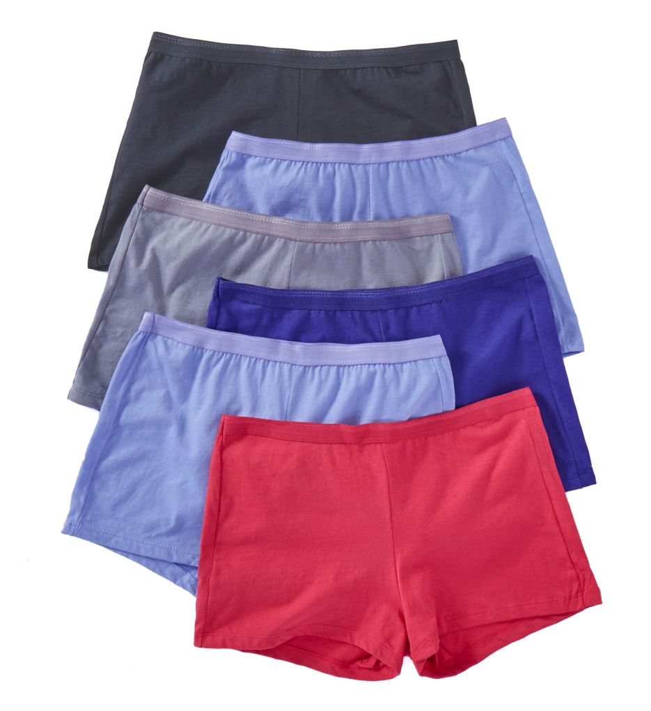 Fruit Of The Loom Assorted Shortie Panties - 6 Pack 6DSHTAS Fruit Of The Loom Assorted Shortie Panties - 6 Pack 6DSHTAS