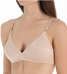 Fruit Of The Loom Jacquard Lightly Padded Wirefree Bra 96238