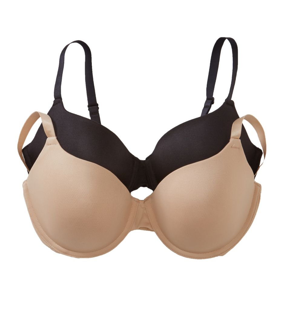 Fruit Of The Loom Microfiber T-Shirt Bra - 2 Pack FT487 Fruit Of The Loom Microfiber T-Shirt Bra - 2 Pack FT487