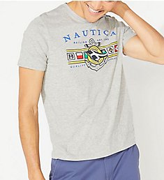 Nautica Tall Man Colored Flag Crew Neck T-Shirt Q01109T