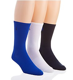 Polo Ralph Lauren Technical Crew with Arch Support Socks - 3 Pack 821049