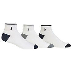 Polo Ralph Lauren Cushioned Cotton 1/4 Top Socks - 3 Pack 824004