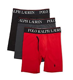 Polo Ralph Lauren 4D-Flex Cool Long Leg Boxer Briefs - 3 Pack LBLBP3