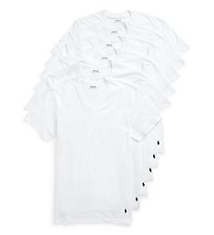 Polo Ralph Lauren Classic Fit V-Neck T-Shirt - Bonus 6 Pack RCVNS6